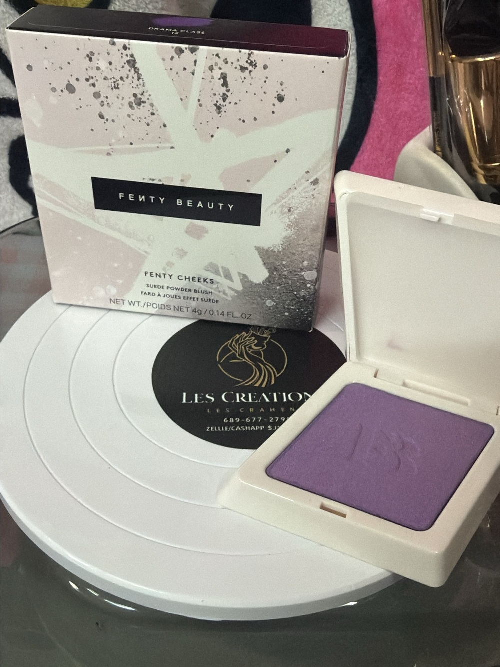 Fenty Beauty Suede Powder Blush - Lavender Purple